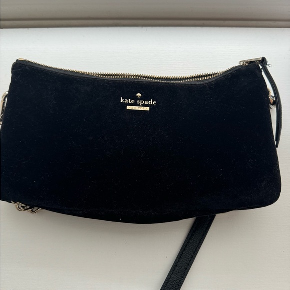 Kate Spade Velvet Black crossbody bag - Picture 2 of 5